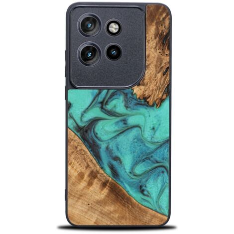 Custodia Bewood Unique per Motorola Edge 50 Neo - Turchese (1/3)