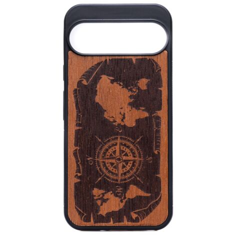 Custodia in legno Bewood per Google Pixel 9 Pro XL WIND ROSE MERBAU (1/2)