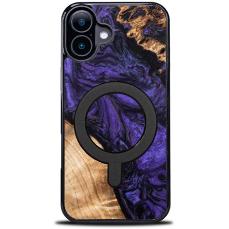 Custodia Bewood Unique per iPhone 16 Plus - Viola con MagSafe (1/5)
