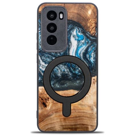 Custodia esclusiva Bewood per Oppo Reno 12 Pro 5G - Pianeti - Terra con MagSafe (1/4)