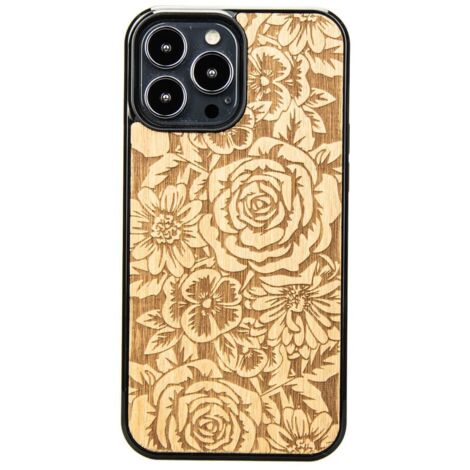 Custodia in legno per iPhone 13 Pro Max ROSES ANIEGRE (1/3)