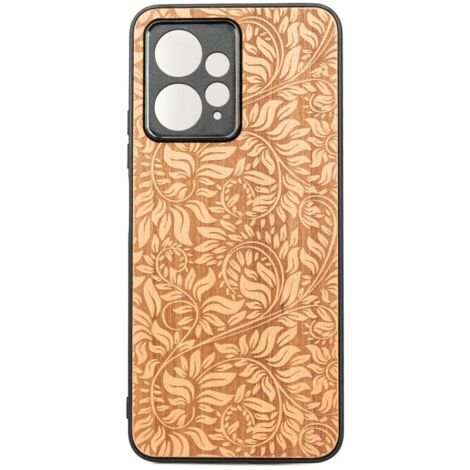 Custodia in legno Bewood Redmi Note 12 4G con foglie di mela (1/2)