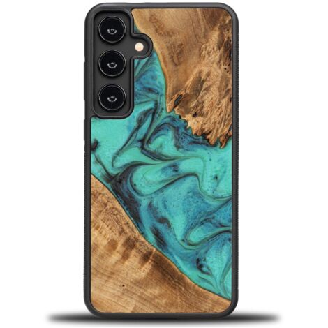 Custodia Bewood Unique per Samsung Galaxy S24 FE 5G - Turchese (1/3)