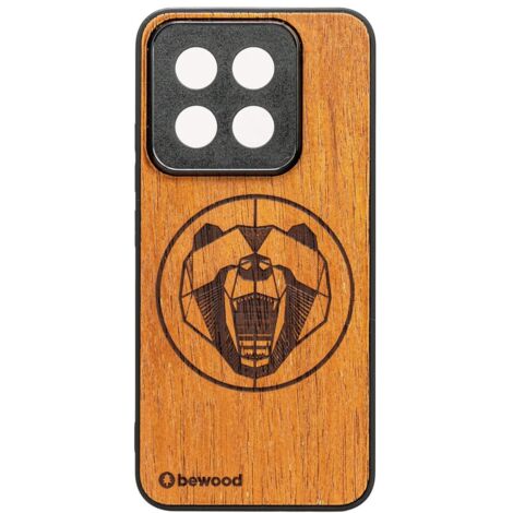 Custodia in legno Bewood per Xiaomi 14T Pro MERBAU BEAR (1/2)