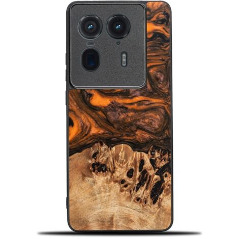 Custodia Bewood Unique per Motorola Edge 50 Ultra - Arancione (1/2)