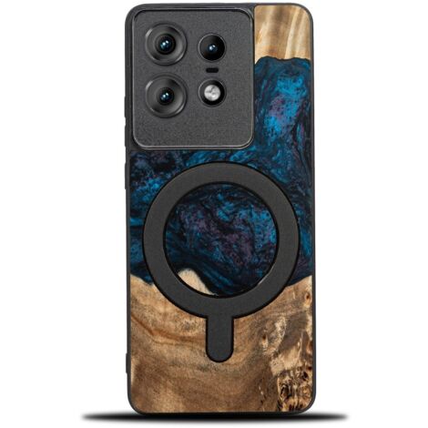 Custodia Bewood Unique per Motorola Edge 50 Pro - Pianeti - Nettuno con MagSafe (1/2)