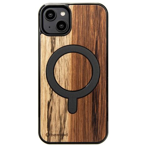 Custodia in legno Bewood per iPhone 15 Plus MANGO con MagSafe (1/3)