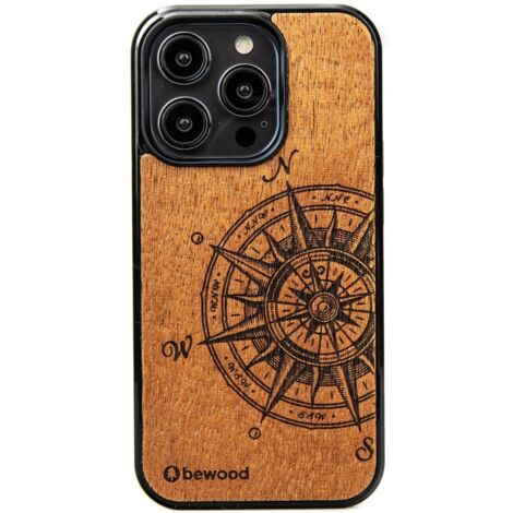 Custodia in legno Bewood per iPhone 15 Pro TRAVELER MERBAU (1/5)