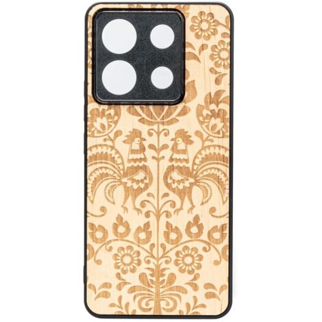 Custodia in legno Bewood per Xiaomi Redmi Note 13 5G POLACCO FOLK ANIEGRE (1/2)