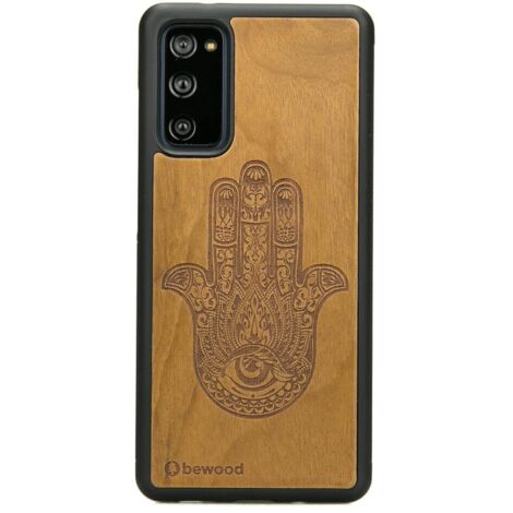 Custodia in Legno per Samsung Galaxy S20 FE HAMSA IMBUIA (1/3)
