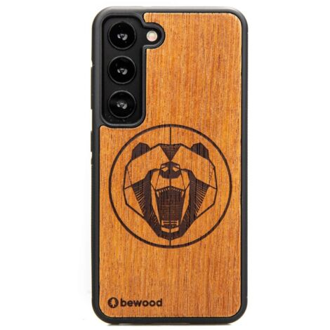 Custodia in legno Bewood per Samsung Galaxy S23 MERBAU BEAR (1/4)