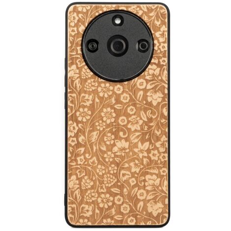 Bewood Realme 11 Pro 5G / 11 Pro Plus 5G Custodia in legno FIORI SELVATICI ANIEGRE (1/5)