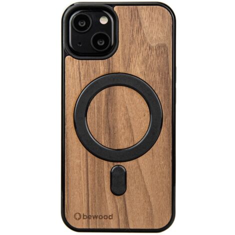 Custodia Bewood per iPhone 13 in noce americano con MagSafe (1/5)