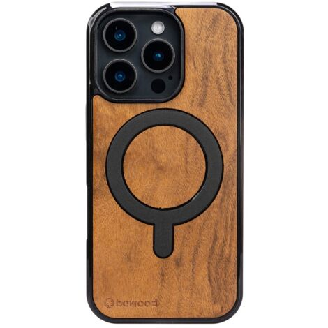 Custodia in legno Bewood per iPhone 16 Pro IMBUIA con MagSafe (1/2)