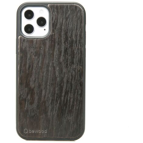 Custodia in legno per iPhone 12 / 12 Pro QUERCIA AFFUMICATA (1/3)