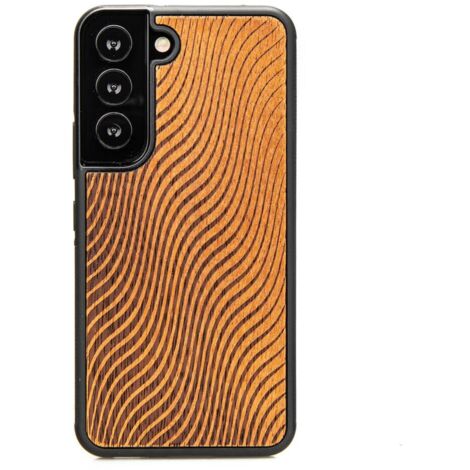 Custodia in legno per Samsung Galaxy S22 WAVES MERBAU (1/3)