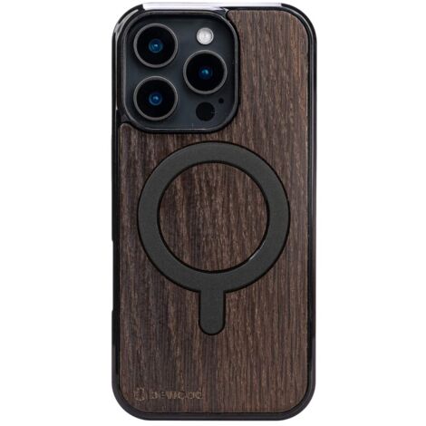 Custodia in legno Bewood per iPhone 16 Pro in rovere affumicato con MagSafe (1/2)