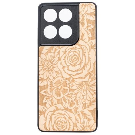 Custodia in legno Bewood per Motorola Edge 60 Pro 5G ROSES ANIEGRE (1/2)