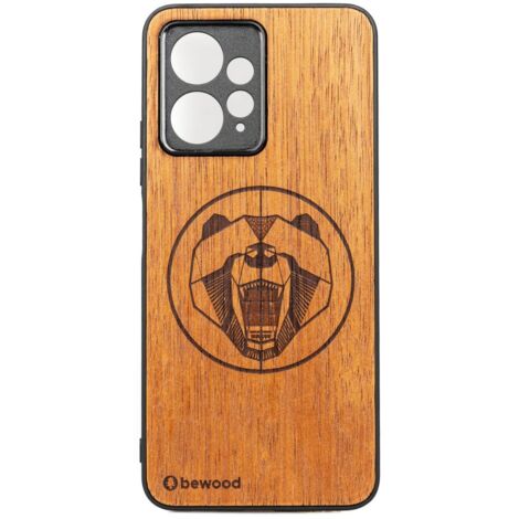Custodia in legno Bewood Redmi Note 12 4G MERBAU BEAR (1/2)