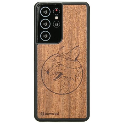 Custodia in legno per Samsung Galaxy S21 Ultra LIS MERBAU (1/3)