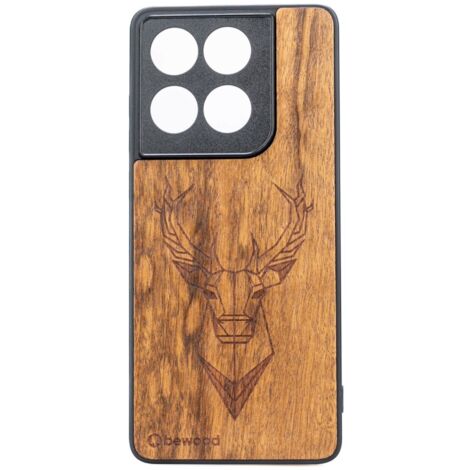 Custodia in legno Bewood per Motorola Edge 60 Pro 5G IMBUIA DEER (1/2)