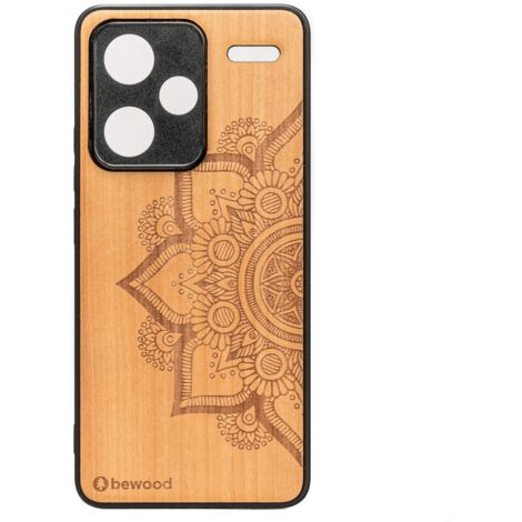 Custodia in legno Bewood per Xiaomi Redmi Note 13 Pro Plus 5G MANDALA APPLE TREE (1/2)