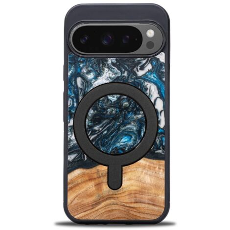 Custodia esclusiva Bewood per Google Pixel 9/9 Pro - Pianeti - Terra con MagSafe (1/3)