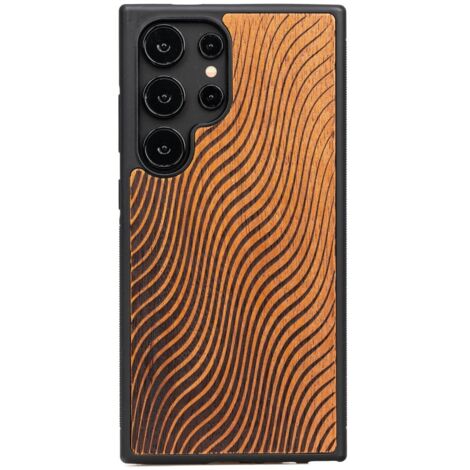 Custodia in legno Bewood per Samsung Galaxy S25 Ultra WAVES MERBAU (1/4)