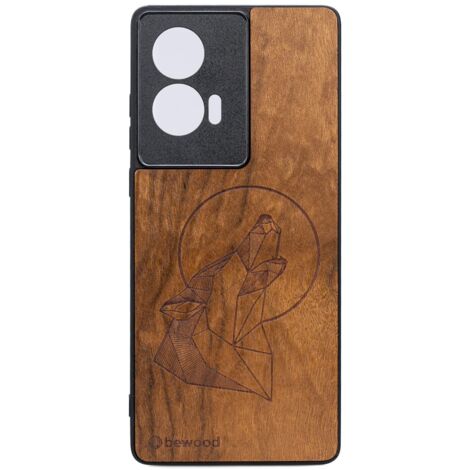 Custodia in legno Bewood per Motorola Edge 50 Fusion WOLF IMBUIA (1/2)