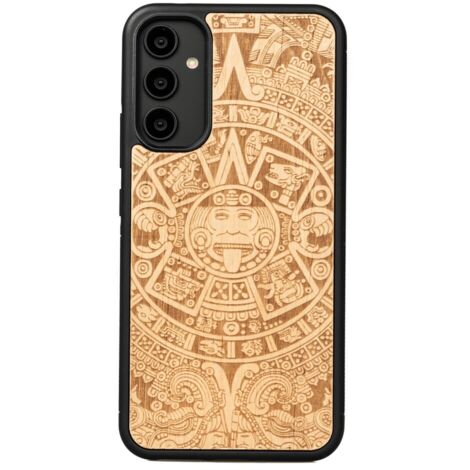 Custodia in legno Bewood per Samsung Galaxy A34 5G CALENDARIO AZTECO ANIEGRE (1/4)