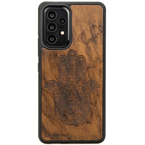 Custodia in legno per Samsung Galaxy A53 5G HAMSA IMBUIA (1/4)