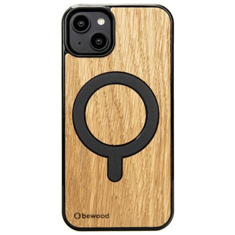 Custodia in legno Bewood per iPhone 15 Plus OAK con MagSafe (1/3)