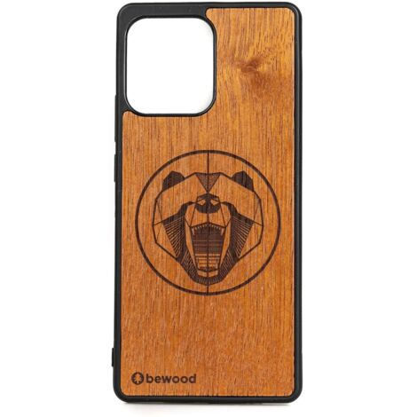 Custodia in legno Bewood per Motorola Edge 40 Neo MERBAU BEAR (1/2)