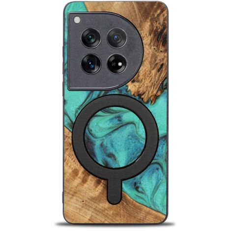 Custodia Bewood Unique per OnePlus 12 - Turchese con MagSafe (1/3)