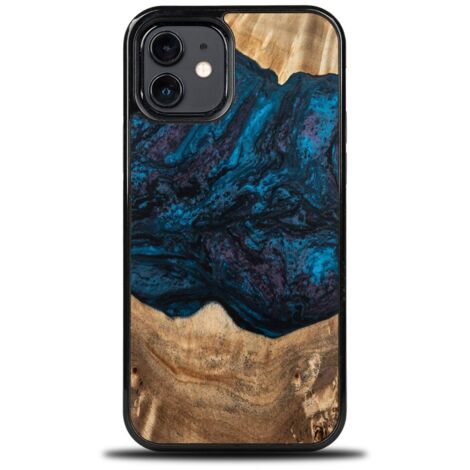 Custodia Bewood Unique per iPhone 12 / 12 Pro - Pianeti - Nettuno (1/4)