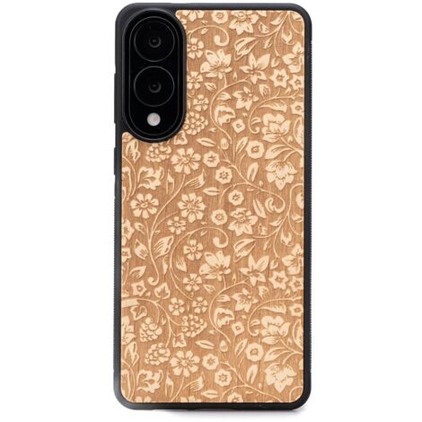 Custodia in legno Bewood per Samsung Galaxy S25 Edge FIORI SELVATICI ANIEGRE (1/5)