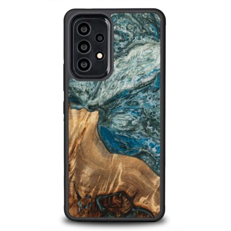 Custodia esclusiva Bewood per Samsung Galaxy A73 5G - Pianeti - Terra (1/4)