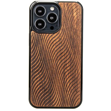 Custodia in legno per iPhone 13 Pro WAVES MERBAU (1/3)