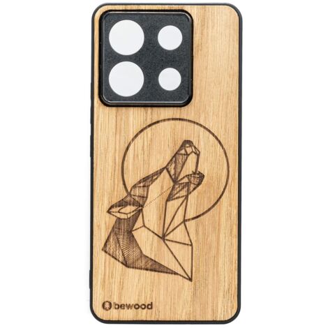 Custodia in legno Bewood per Xiaomi Redmi Note 13 5G QUERCIA LUPO (1/2)