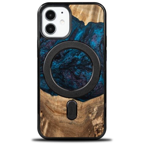 Custodia Bewood Unique per iPhone 12 Mini - Pianeti - Nettuno con MagSafe (1/5)