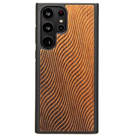 Custodia in legno Bewood per Samsung Galaxy S23 Ultra WAVES MERBAU (1/4)