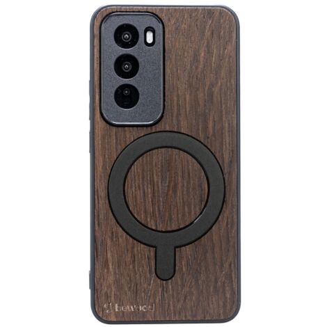 Custodia in legno Bewood per Oppo Reno 12 Pro 5G in rovere affumicato con MagSafe (1/3)