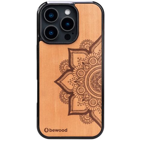 Custodia in legno Bewood per iPhone 16 Pro MANDALA MELO (1/5)