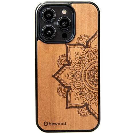 Custodia in legno Bewood per iPhone 14 Pro MANDALA MELO (1/5)