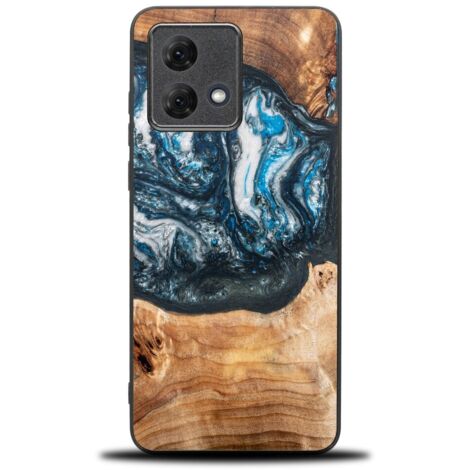 Custodia esclusiva Bewood per Motorola G84 5G - Pianeti - Terra (1/2)