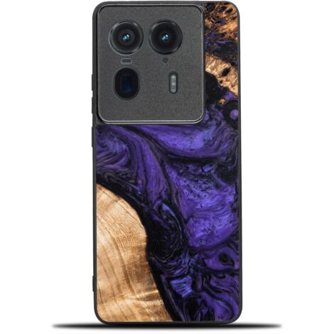 Custodia Bewood Unique per Motorola Edge 50 Ultra - Viola