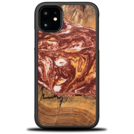 Custodia Bewood Unique per iPhone 11 - Pianeti - Marte (1/4)