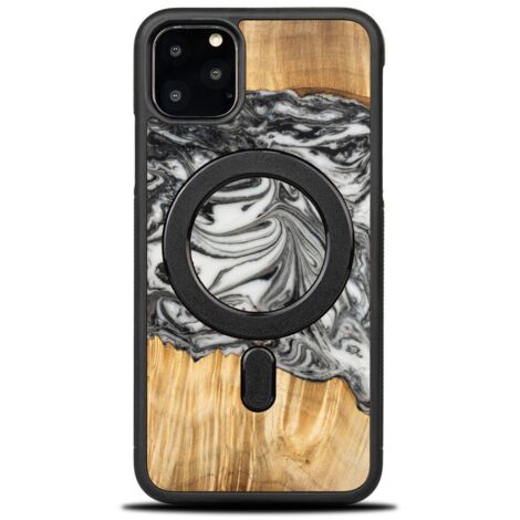 Custodia esclusiva Bewood per iPhone 11 Pro Max - 4 elementi - Terra con MagSafe (1/5)