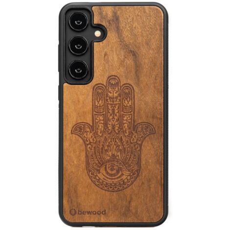 Custodia in legno Bewood per Samsung Galaxy S24 Plus HAMSA IMBUIA (1/4)
