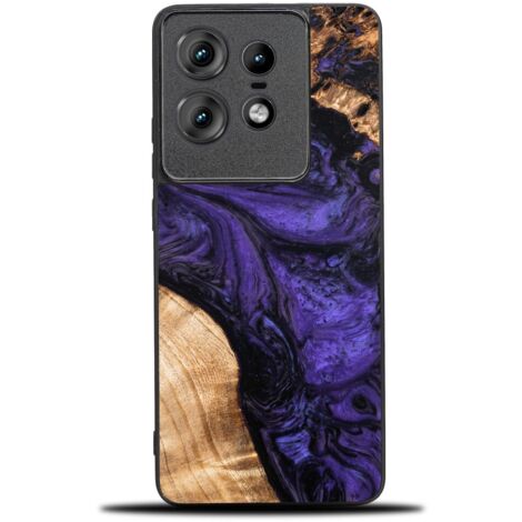 Custodia Bewood Unique per Motorola Edge 50 Pro - Viola (1/2)